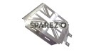 Royal Enfield Super Meteor 650 Flag Design Oil Cooler Radiator Guard Silver - SPAREZO